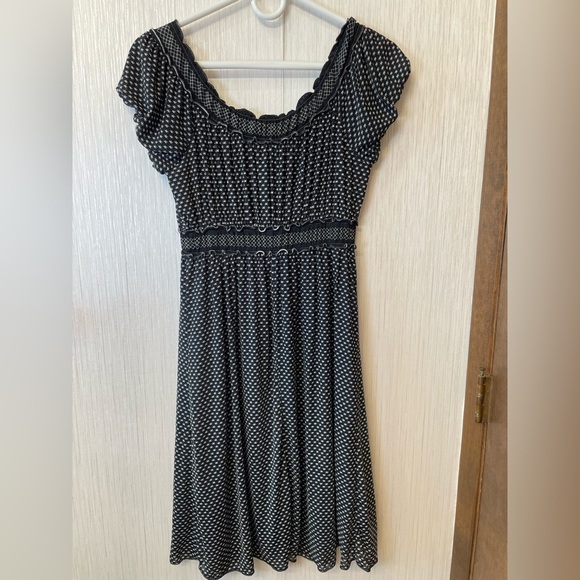 Max Studio Babydoll Dress Y2K Style Black Size Small - Picture 6 of 6